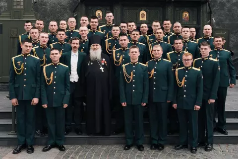«За Веру и Отечество». Православный хор и ансамбль инженерных войск Вооруженных Сил РФ